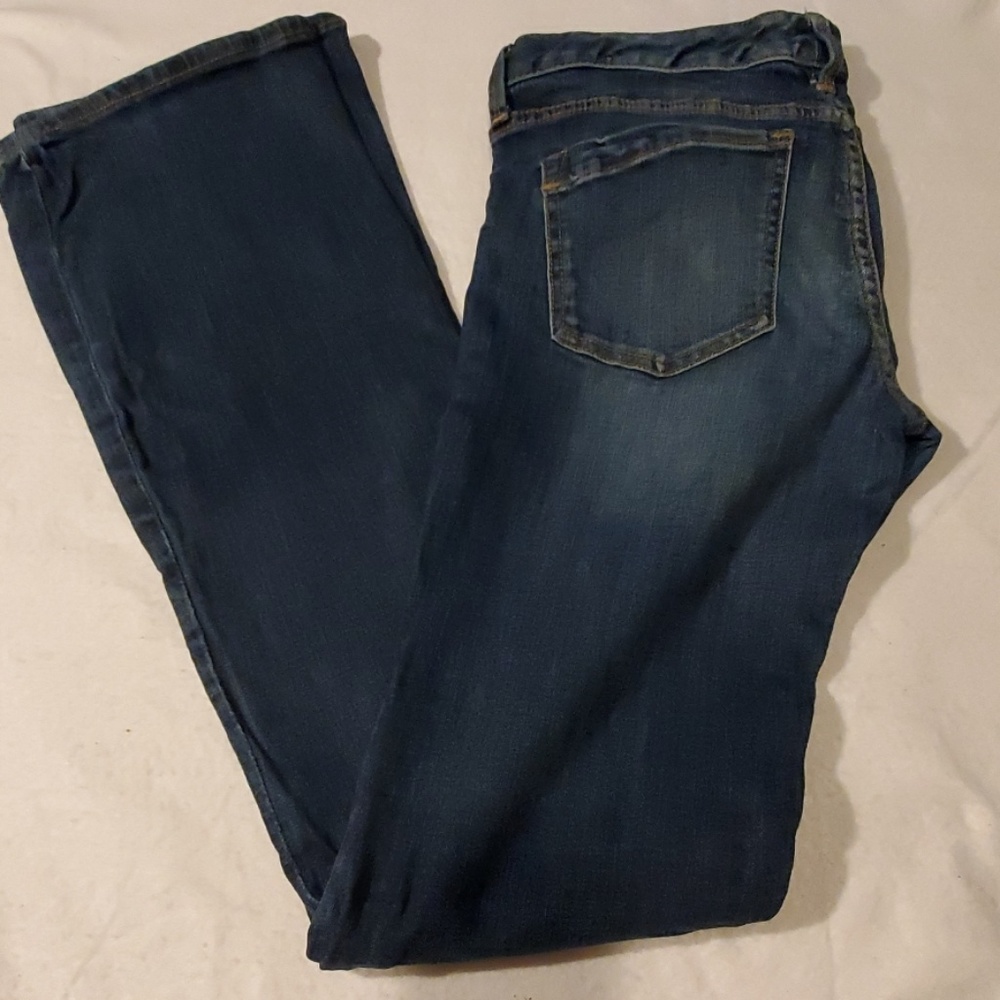 Express Boot Cut Low Rise Jeans Womens 6 Long